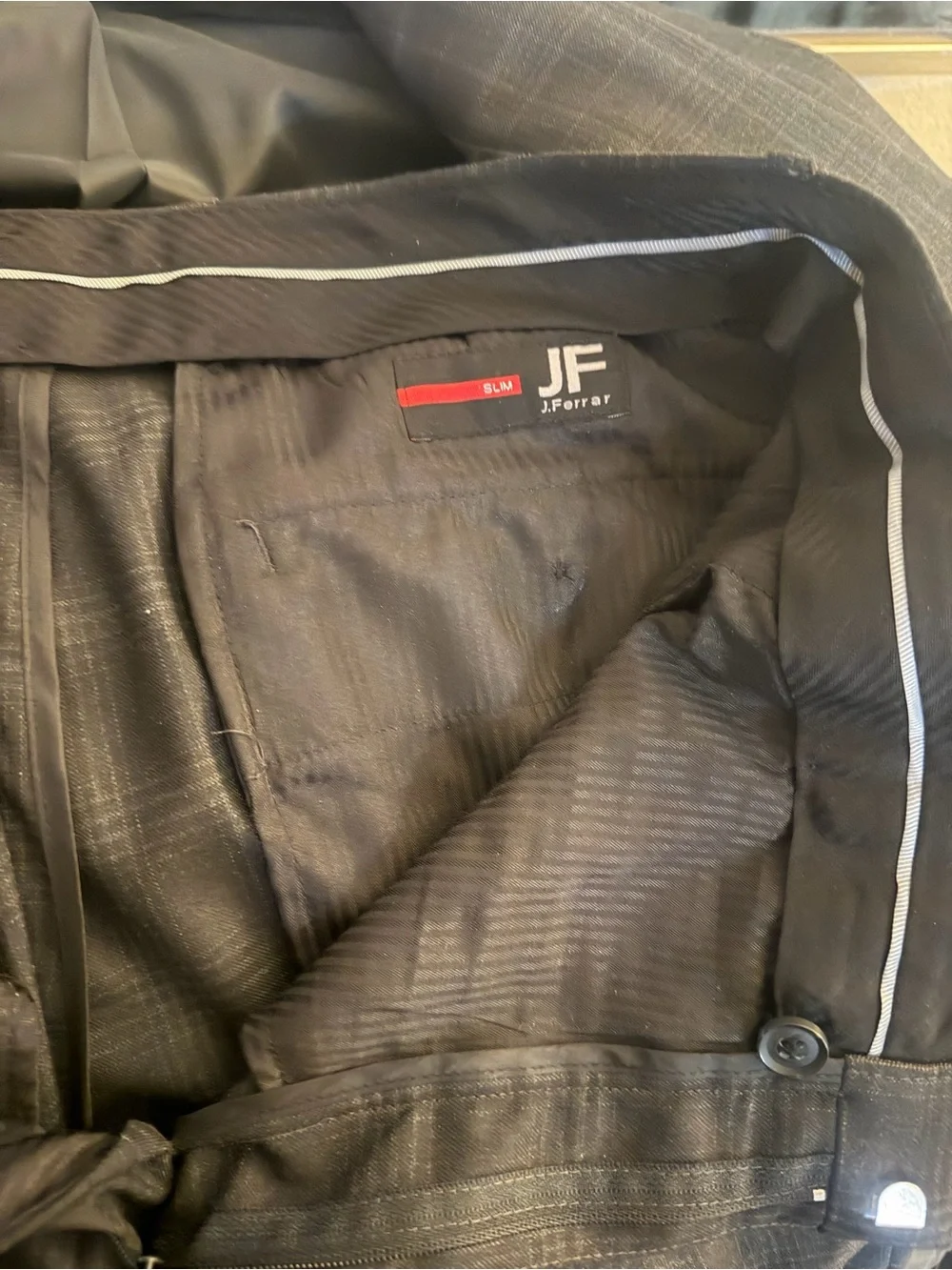 Jos. A. Bank Charcoal Plaid Suit Jacket